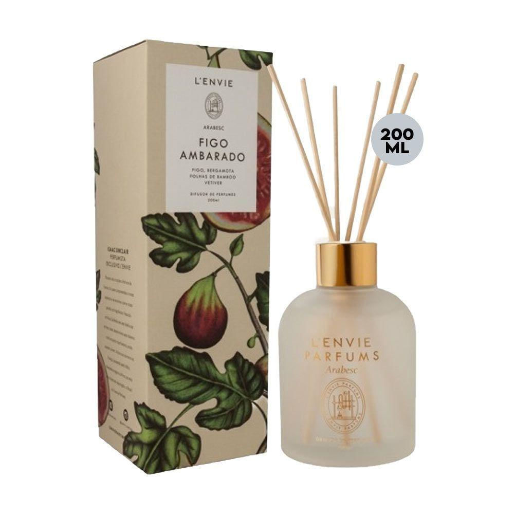 Difusor De Perfumes Lenvie Figo Ambarado 200ml