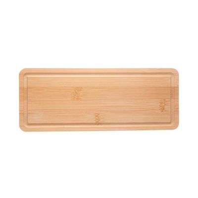 Tábua Decoração Petisco Em Bambu Hire 28cm X 11cm X 1cm