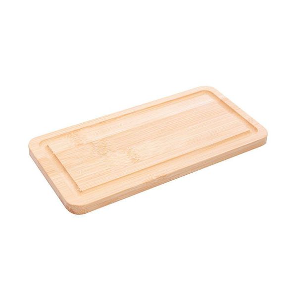 Tábua Decoração Petisco Em Bambu Hire 20cm X 10cm X 1cm