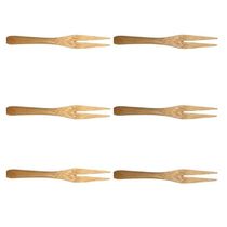 Conjunto De 6 Mini Garfos De Bambu - Oikos
