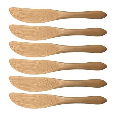 Conjunto De 6 Mini Facas De Bambu- Oikos