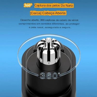 Kit Barbeador E Aparador De Pêlos Máquina Cortar Cabelo Cuidados Masculinos