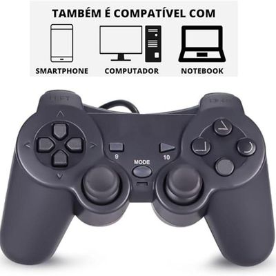 Kit 2 Controles Joystick Usb Para Computador Notebook Ps2