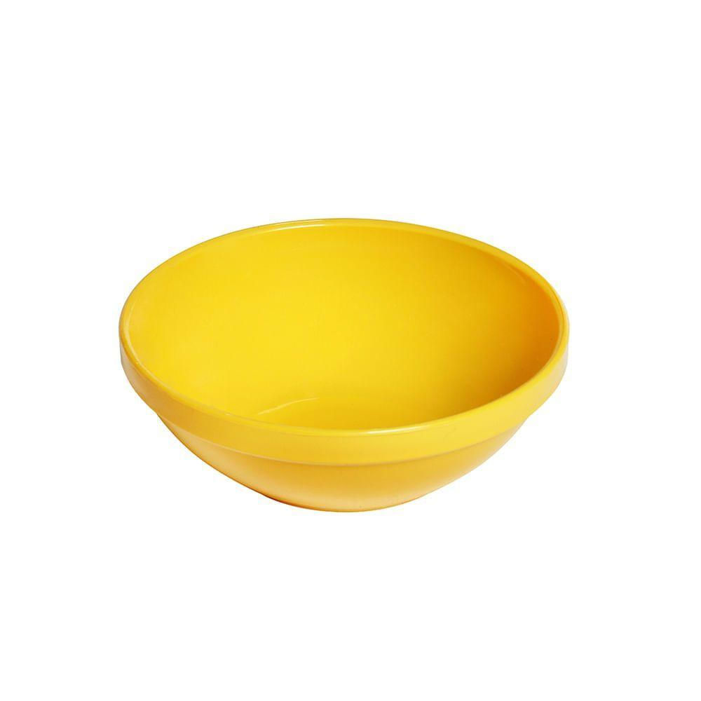 Sopeira Cheff Redonda 350ml Amarela Em Polipropileno Linha Tropical Vem