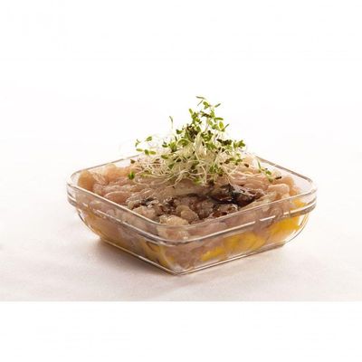 Travessa Cheff Quadrada 250ml Azul Em Polipropileno Linha Tendência Vem