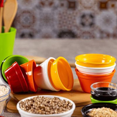 Ramequim Cheff 90ml Branco Em Policarbonato Linha Profissional Cook Vem