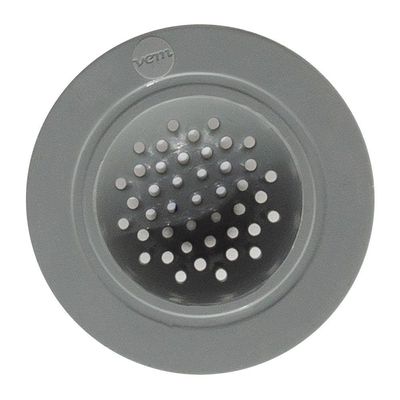 Ralo De Pia Facility 12cm X 7cm Silicone Cinza Vem