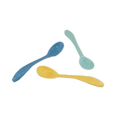Kit Colher Dolce Vem Verde-azul-amarelo Pp Linha Alegria