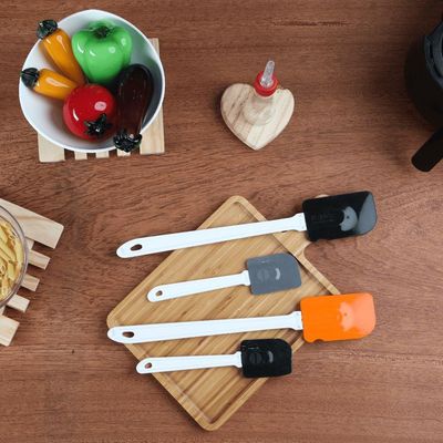 Espátula Pão-duro De Silicone Preta 24cm Linha Platinum Vem