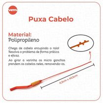 Desentupidor Puxa Cabelo Banheiro Ralo Pia Facility - Vem