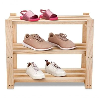 Combo Organizador Para área Madeira Pinus Expositores