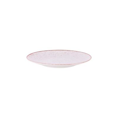 Jogo de Pratos Sobremesa Rústico 4 Peças 21 cm Porcelana Decorada Tramontina