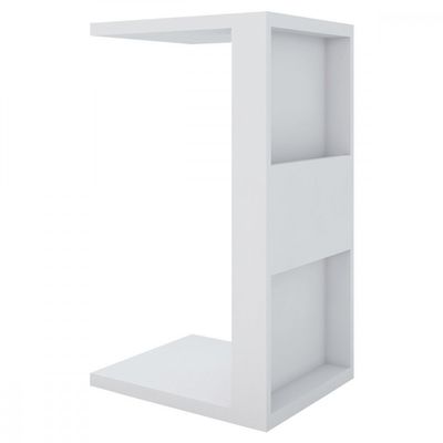 Mesa De Apoio Para Notebook e Sofá Book Caemmun Branco