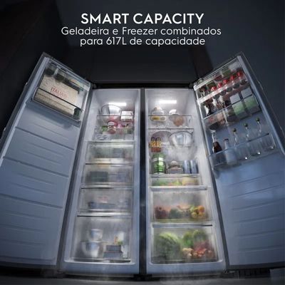 Freezer Vertical Electrolux 262L Experience com Inverter Twins cor Inox (FTI4S) 127V