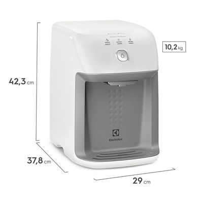 Purificador Electrolux com Compressor, Água Quente e Painel Digital Branco (PH41B) 220V