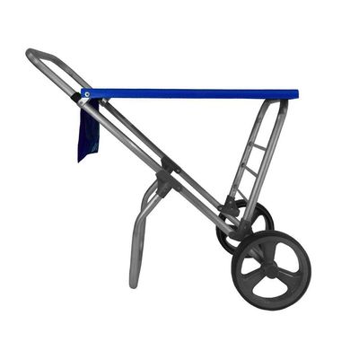 Carrinho De Praia Com Avanço Para Caixa Térmica Zaka Cor:azul Azul