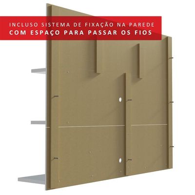 Painel Para Tv Até 60 Polegadas Madesa Alfa - Branco Branco