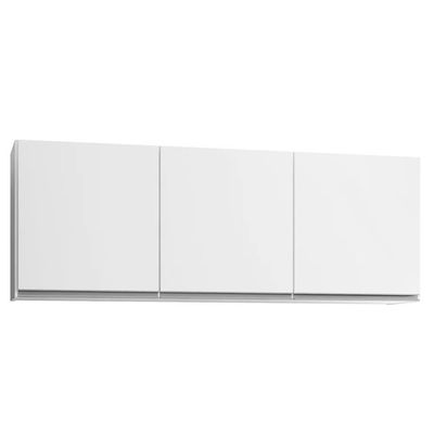 Armário De Cozinha Modulado De Canto Esquerdo 4 Peças Cp49 Balcão Sem Tampo Branco - Lumil