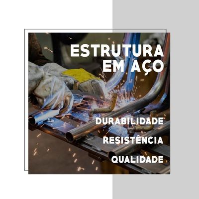 Prateleira de Nicho Madeirada e Tubos Preto Fosco Carraro