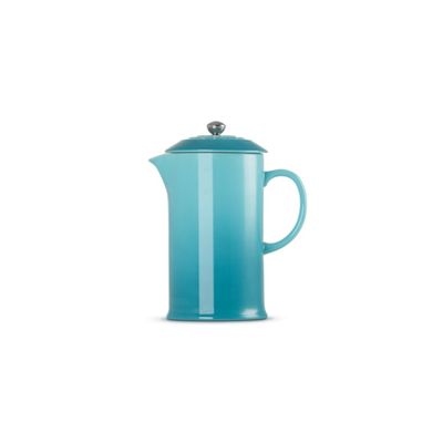 PRENSA LE CREUSET FRANCESA PARA CAFÉ EM CERÂMICA AZUL CARIBE 91028200490000