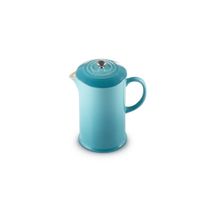 PRENSA LE CREUSET FRANCESA PARA CAFÉ EM CERÂMICA AZUL CARIBE 91028200490000