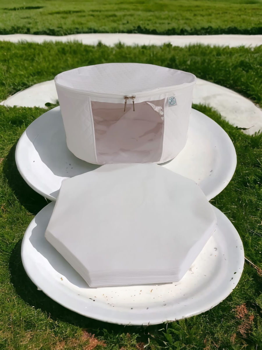 Organizador Protetor De Sousplat 36cm Branco