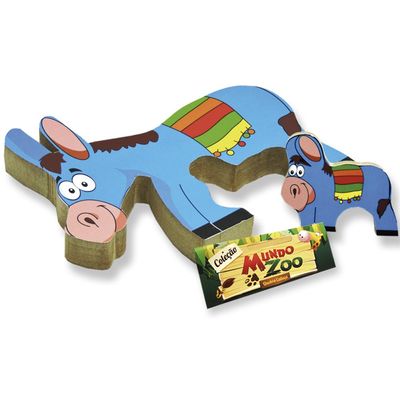 Quebra Cabeça Zoo Filhotes Madeira - Burro - 73533 - Maninho Artesanatos