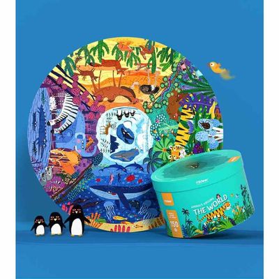 Quebra Cabeça Redondo - Animais - Tooky Toy