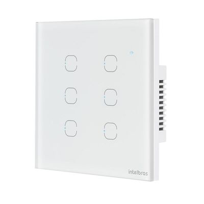 Interruptor SMART WI-FI Touch 6 Teclas Branco EWS 1006 4850030