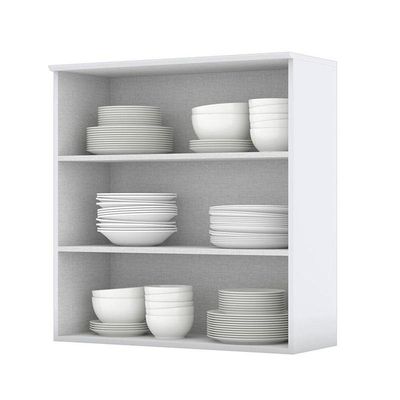 Armário Aéreo 2 Portas 80 Cm Nova York Branco Hp - Henn