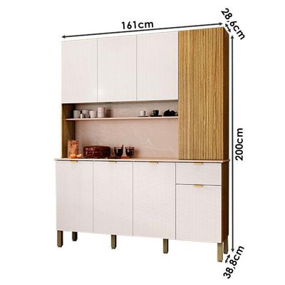 Kit Cozinha Ambiente Slow Freijó ártico Riscatto - Kits Paraná