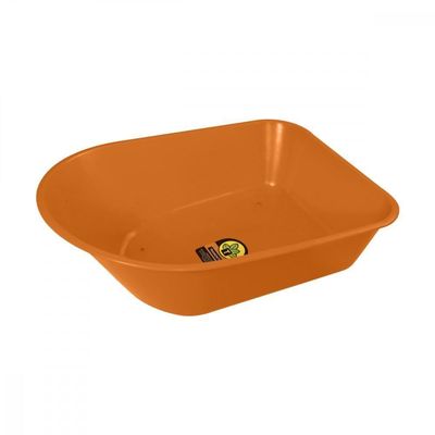 Caçamba Funda Tramontina Em Plástico Laranja 55 L
