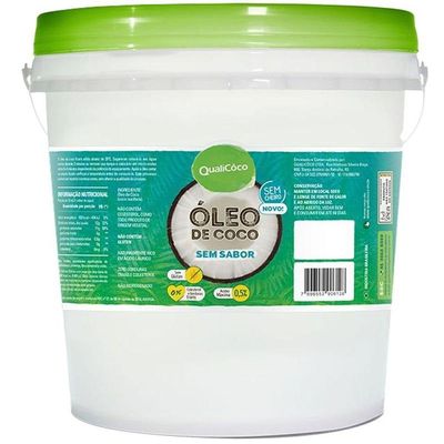 Óleo De Coco Sem Sabor Qualicoco 1 Litro