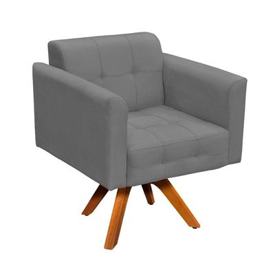 Poltrona Elisa Suede Grafite