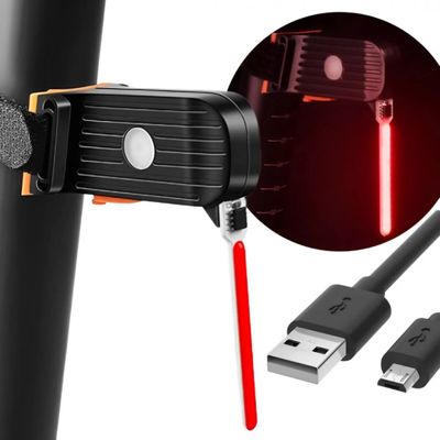 Lanterna Pisca Traseira Bike com 15 Leds Cob modo Sequencial