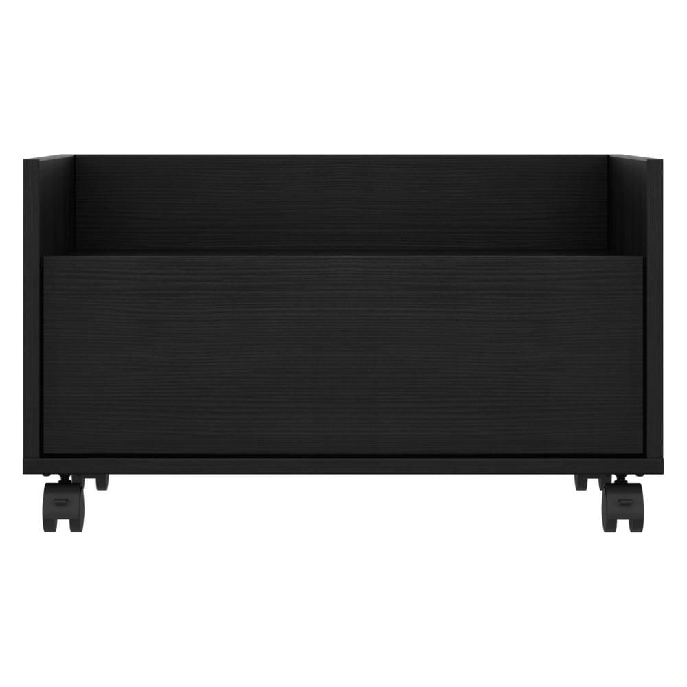 Gabinete Armário Banheiro 80 cm c/ Rodízios Multimóveis Preto