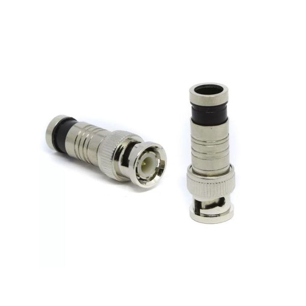 Conector Bnc Macho Rg6 Compressao