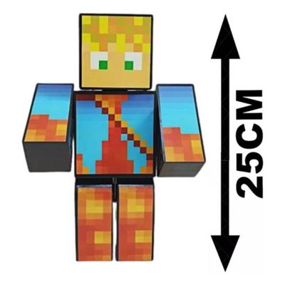 Boneco Lopers 25cm Minecraft Algazarra