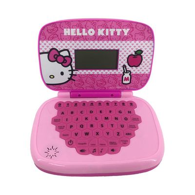Kit Hello Kitty - Laptop Infantil Bilíngue + Boombox Karaoke