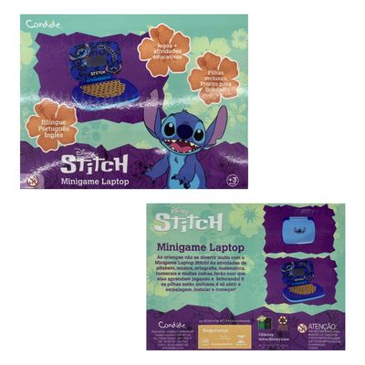 Kit Stitch - Laptop Infantil Bilíngue + Boombox Karaoke