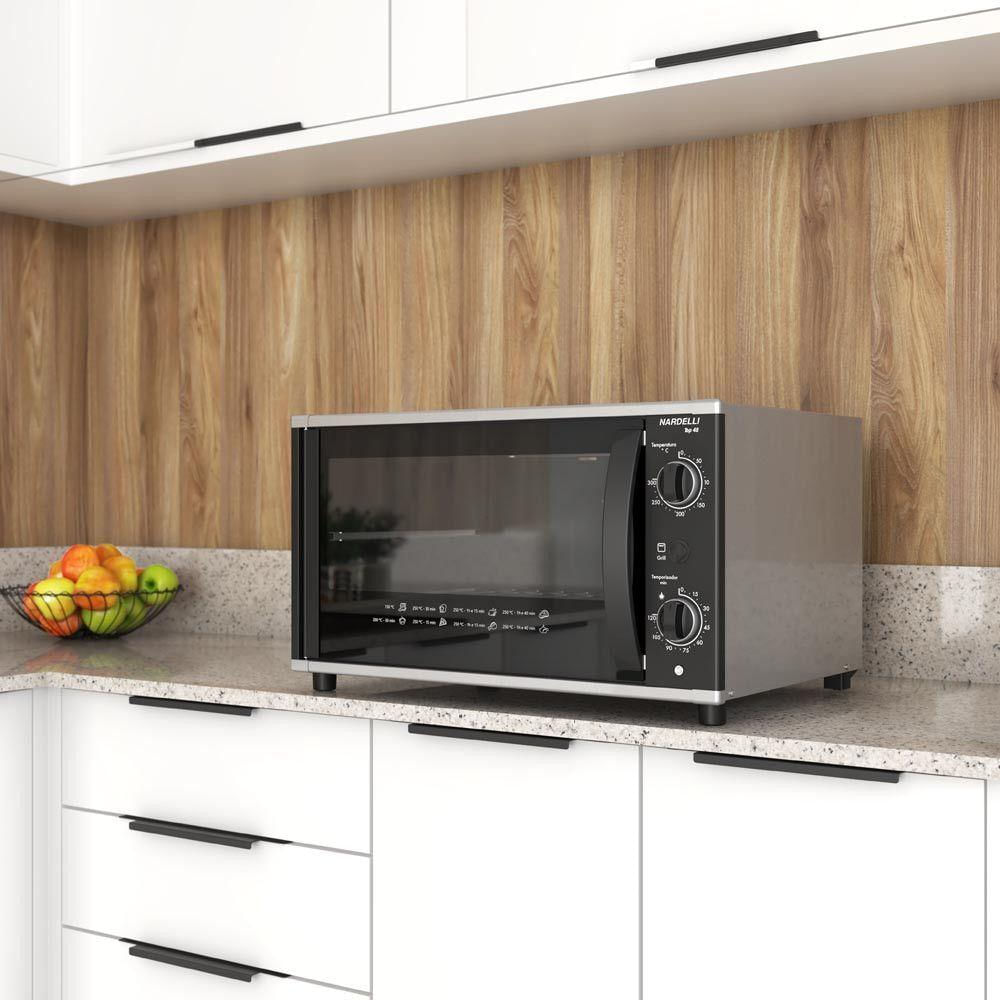Forno Elétrico 48L Fogatti Top Black Preto 220V