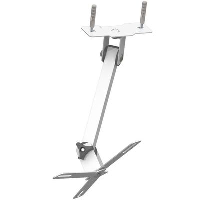 Suporte Projetor Datashow Teto Parede Braço 20 Cm Branco