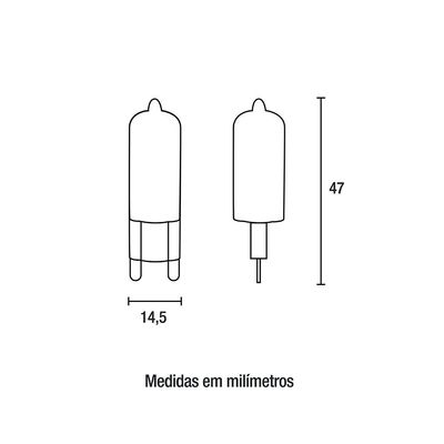 Lâmpada Led G9 2.5w Blumenau 220v - 6500k