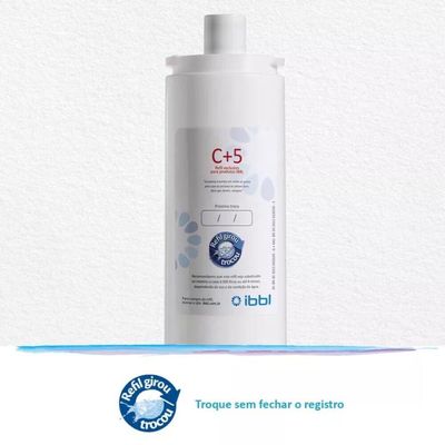 Kit 6 Refil Filtro Purificador Ibbl C+5 Fr600 Expert Evolux Cor Branco