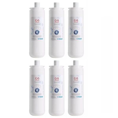 Kit 6 Refil Filtro Purificador Ibbl C+5 Fr600 Expert Evolux Cor Branco