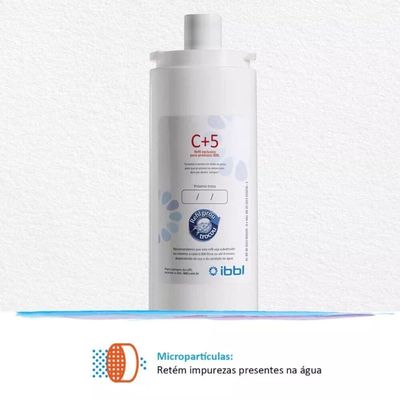 Kit 6 Refil Filtro Purificador Ibbl C+5 Fr600 Expert Evolux Cor Branco
