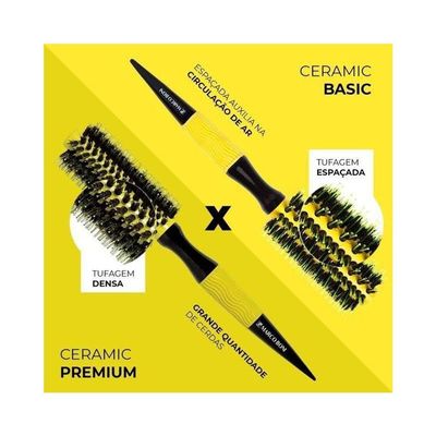 Escova Marco Boni Yellow Basic Thermal Ceramic 35mm - 7331
