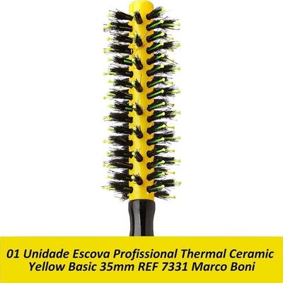 Escova Marco Boni Yellow Basic Thermal Ceramic 35mm - 7331