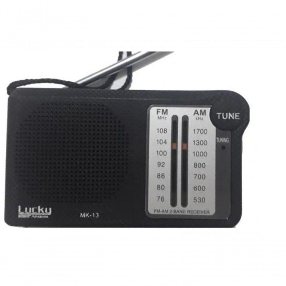 Rádio Relógio Bolso Portátil Am Fm Fone Ouvido