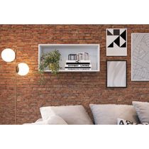 Nicho De Parede Funcionale Horizontal Organizador Multiuso